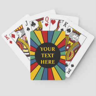Baraja De Cartas BOTÓN I DE LOS RAYOS + su foto, texto, monograma