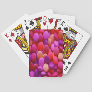 Baraja De Cartas Botones de caramelo rosa