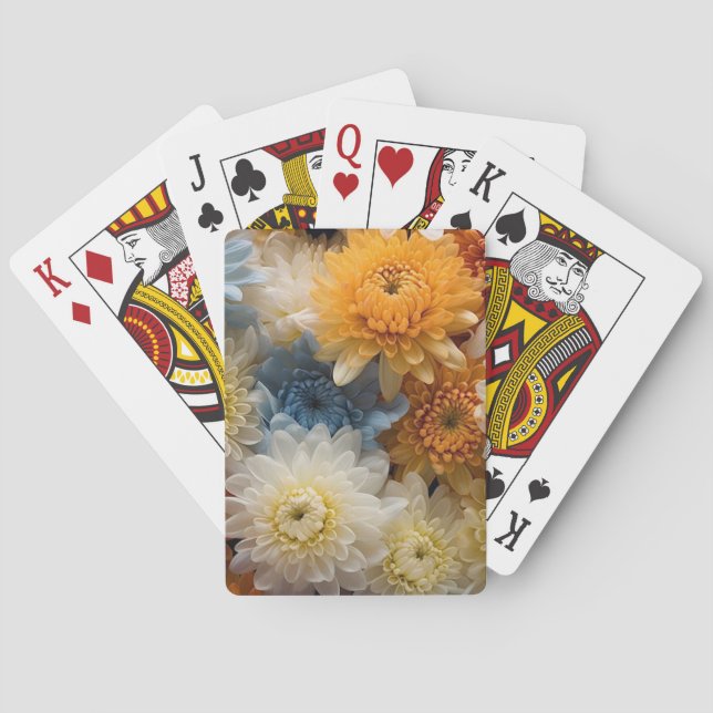 Baraja De Cartas Bouquet de flores (Reverso)