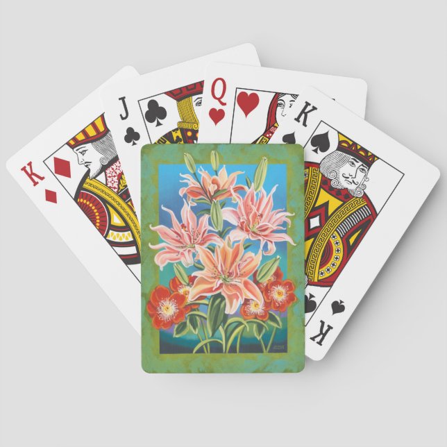Baraja De Cartas Bouquet en la frontera II (Reverso)