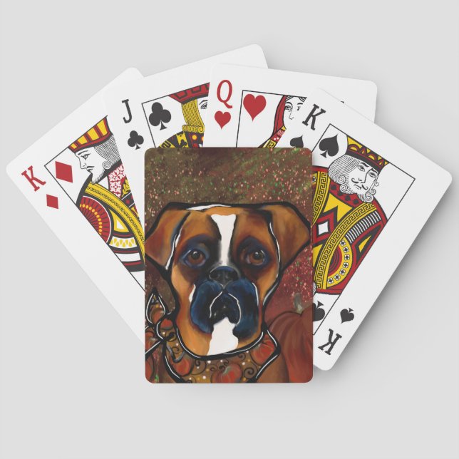 Baraja De Cartas Boxer Dog (Reverso)