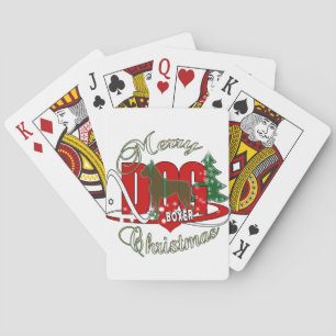 BARAJA DE CARTAS BOXER NAVIDADES DOG