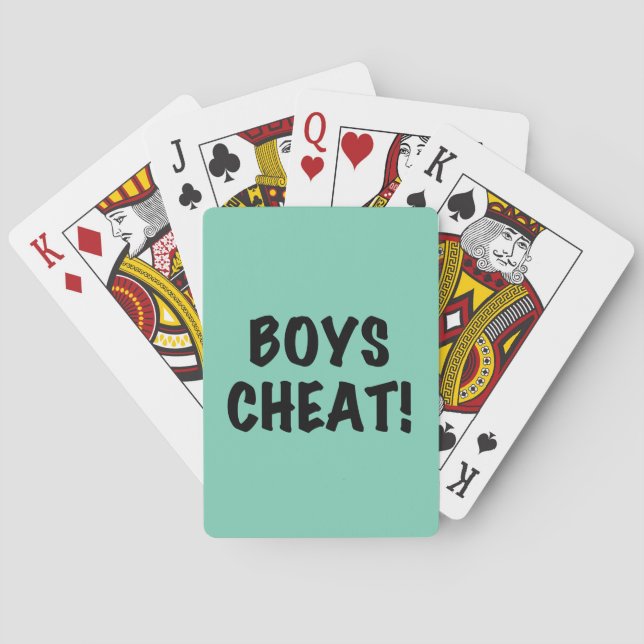 Baraja De Cartas Boys Cheat (Reverso)