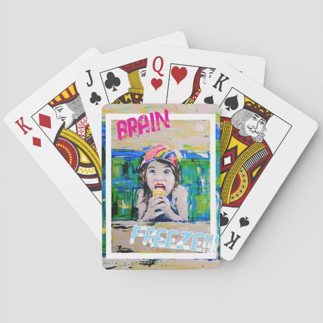 Baraja De Cartas Brain freeze (Reverso)