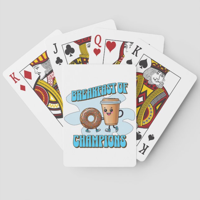 Baraja De Cartas Breakfast of Champions (Reverso)