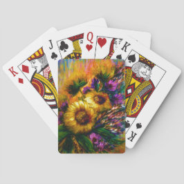 Baraja De Cartas "Brillo de Girasol" 