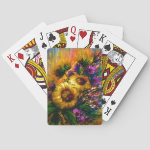 Baraja De Cartas "Brillo de Girasol"
