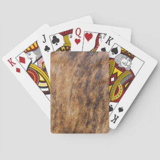 Baraja De Cartas Brindle Cow Hide