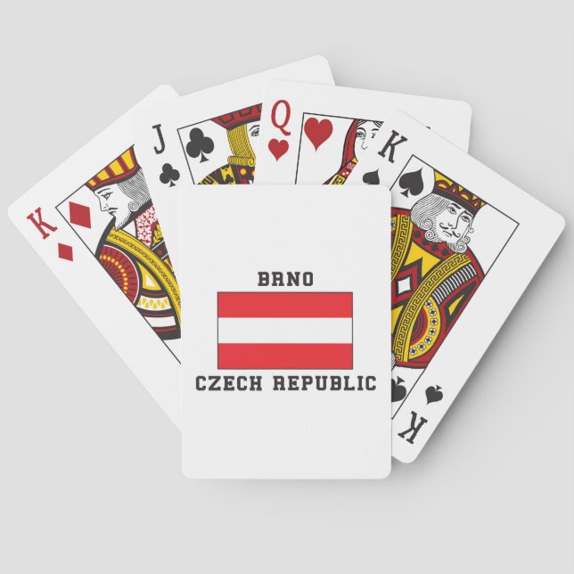 Baraja De Cartas Brno, República Checa (Reverso)