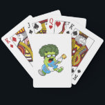 Baraja De Cartas Broccoli as Musician with Guitar<br><div class="desc">This design is the perfect gift for a birthday,  Christmas and other celebrations. It is suitable for women,  men and kids.</div>