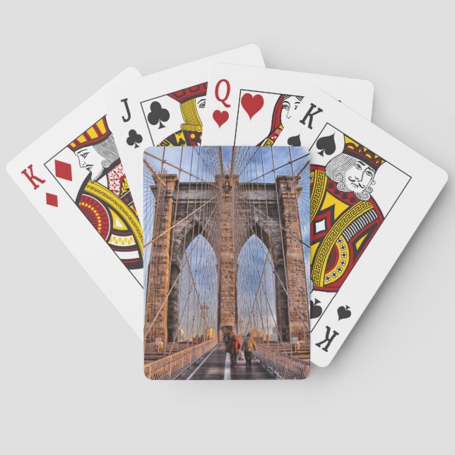 Baraja De Cartas Brooklyn Bridge New York (Reverso)