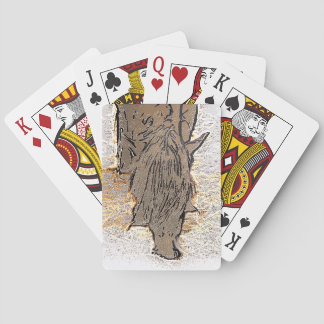 BARAJA DE CARTAS BROWN HORSE (Reverso)