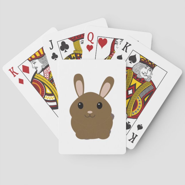 Baraja De Cartas Brown Personalizado Bunny (Reverso)