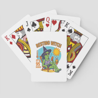 Baraja De Cartas Bruja de reposo - Premium Summerween