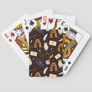 Baraja De Cartas Brujas, Asistentes y Patrón Mágico