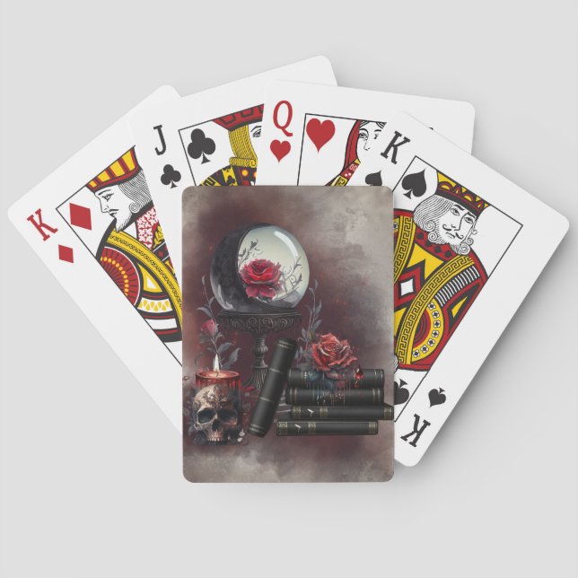 Baraja De Cartas Brujería | Libros de espeleología de artículos mág (Reverso)