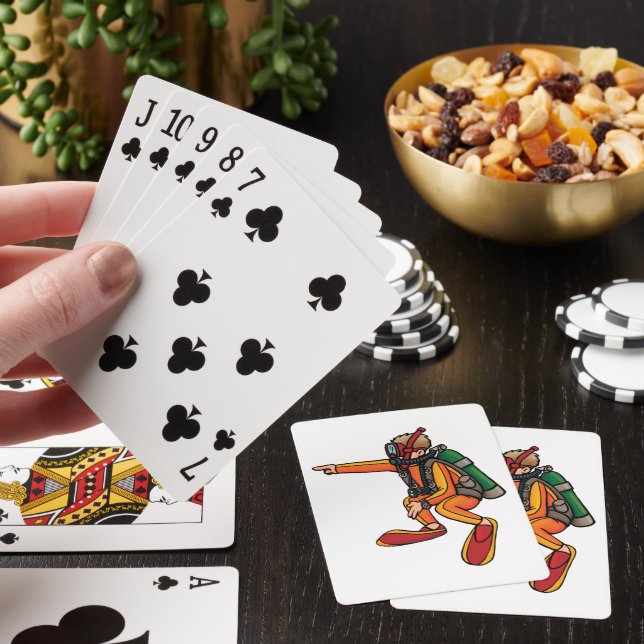 Baraja De Cartas Buceador de Scuba (In Situ)