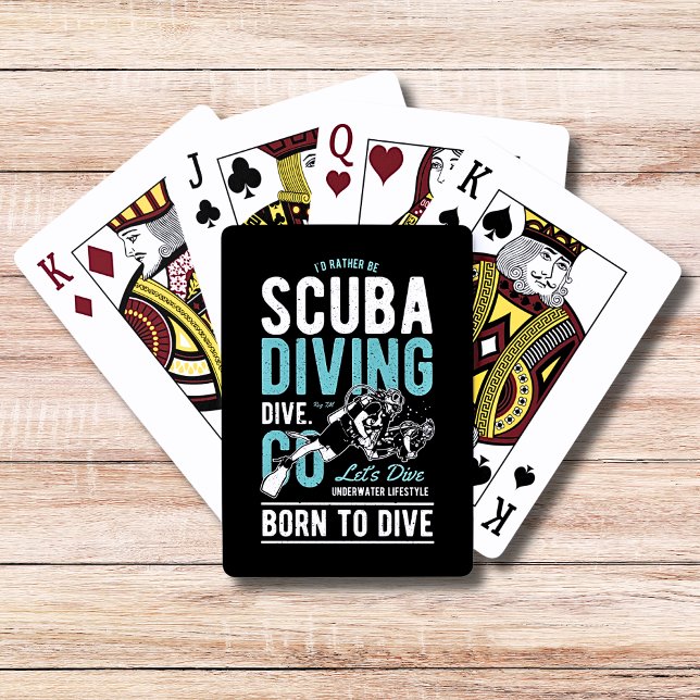 Baraja De Cartas Buceo Scuba Nacido Para Bucear | Deportes (Subido por el creador)