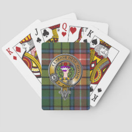 Baraja De Cartas Buchanan Tartan & Badge