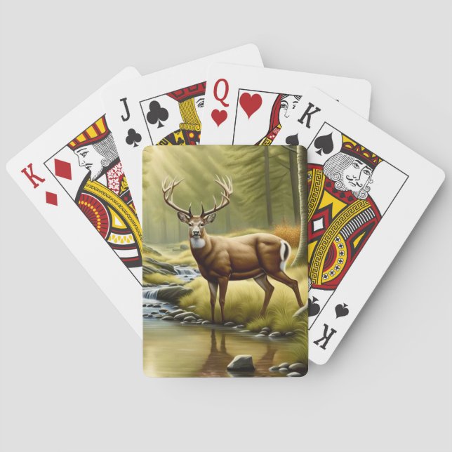 Baraja De Cartas Buck White Tail Deer (Reverso)