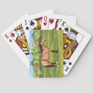 Baraja De Cartas Buckskin Dun Quarter Horse