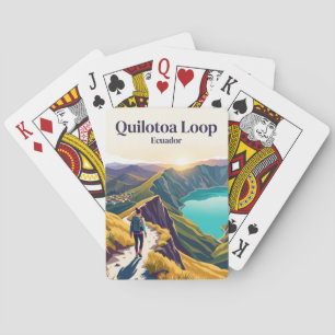 Baraja De Cartas Bucle de Quilotoa Ecuador