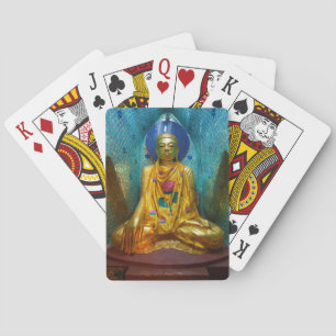 Baraja De Cartas Buda en hornacina ornamentada