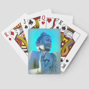 Baraja De Cartas buddha azul