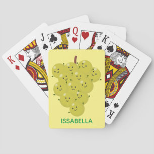 Baraja De Cartas Buen ilustracion de uvas personalizados