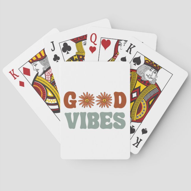 Baraja De Cartas Buenas vibraciones (Reverso)