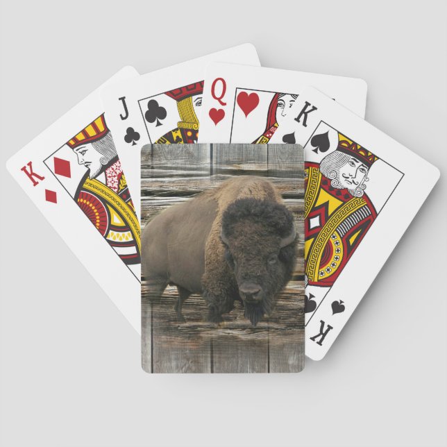 Baraja De Cartas Búfalo (Reverso)