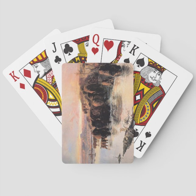 Baraja De Cartas Búfalo (Reverso)