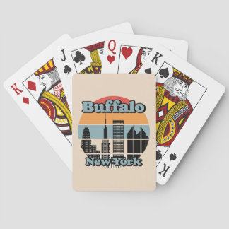 Baraja De Cartas Búfalo de época Nueva York