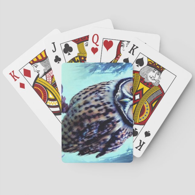 Baraja De Cartas Búho 2 (Reverso)