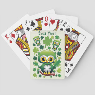 Baraja De Cartas Búho Bebé Lindo Dibujo Animado St Patrick