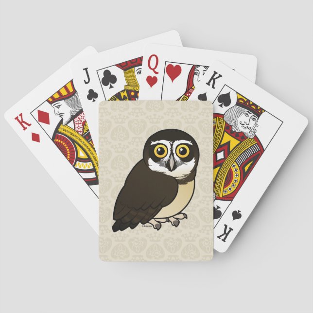Baraja De Cartas Búho Birdorable Spectacl (Reverso)