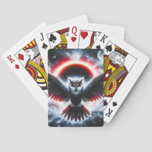 Baraja De Cartas Búho Celestial Cósmico Místico