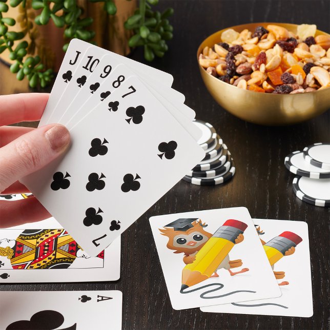 Baraja De Cartas Búho Escribiendo (Subido por el creador)