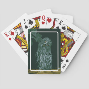 Baraja De Cartas Búho Gris Mayor