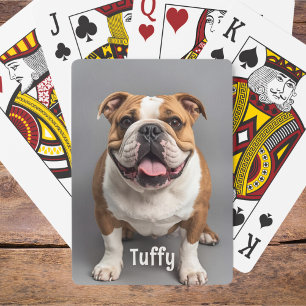 Baraja De Cartas Bulldog de Idea de Regalo para Perro Mamá de masco