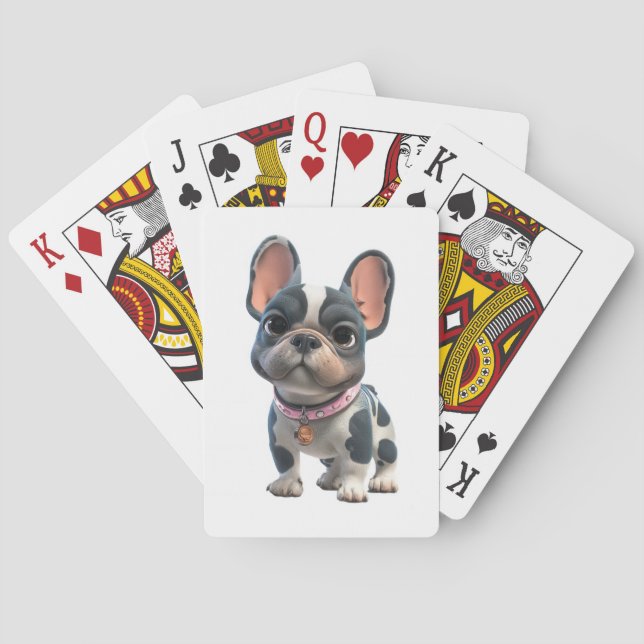 Baraja De Cartas Bulldog Francés  (Reverso)