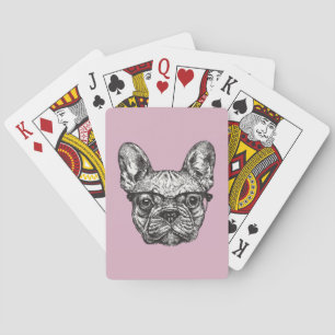Baraja De Cartas Bulldog Hipster