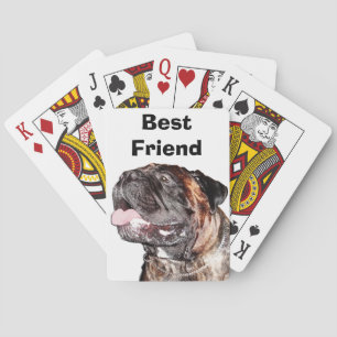 Baraja De Cartas BullMastiff Jugando tarjetas para los amantes del 