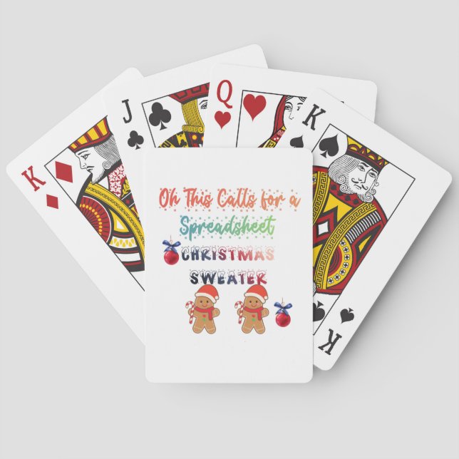 Baraja De Cartas Bumper Sticker (Reverso)