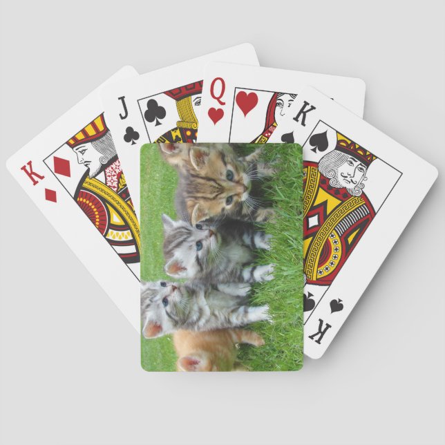 Baraja De Cartas Bunch de gatitos dulces (Reverso)