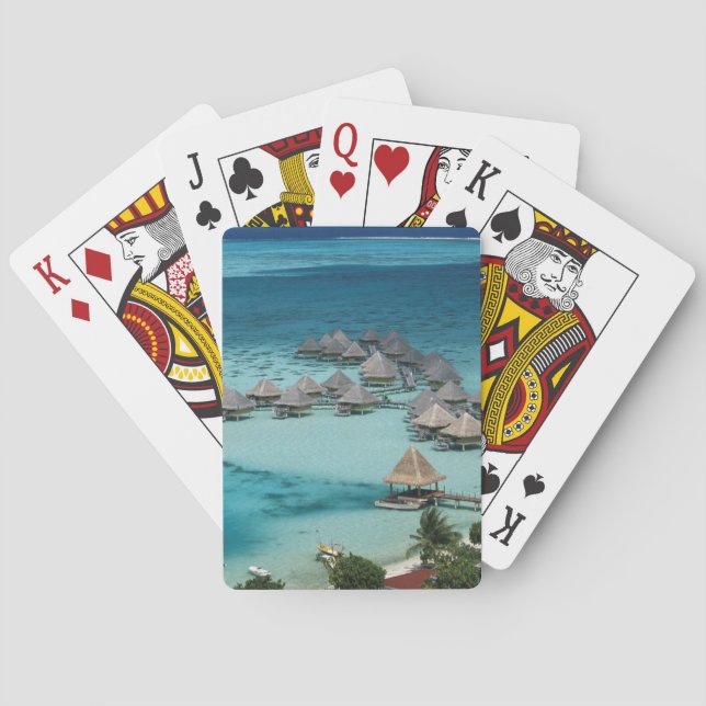 Baraja De Cartas Bungalows del Hotel Beachcomber (Reverso)