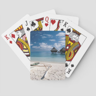 Baraja De Cartas Bungalows desde la playa Motu Toopua