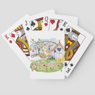 Baraja De Cartas Bunny celebra el Día de Pascua