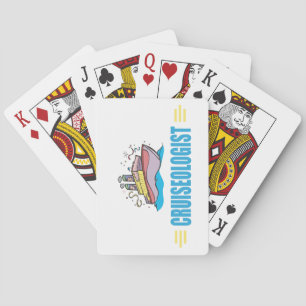 Baraja De Cartas Buque de crucero divertido
