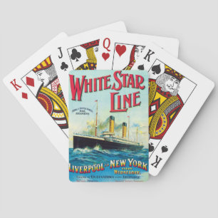 BARAJA DE CARTAS BUQUE DE VAPOR CORREO OCEÁNICO DE WHITE STAR LINE
